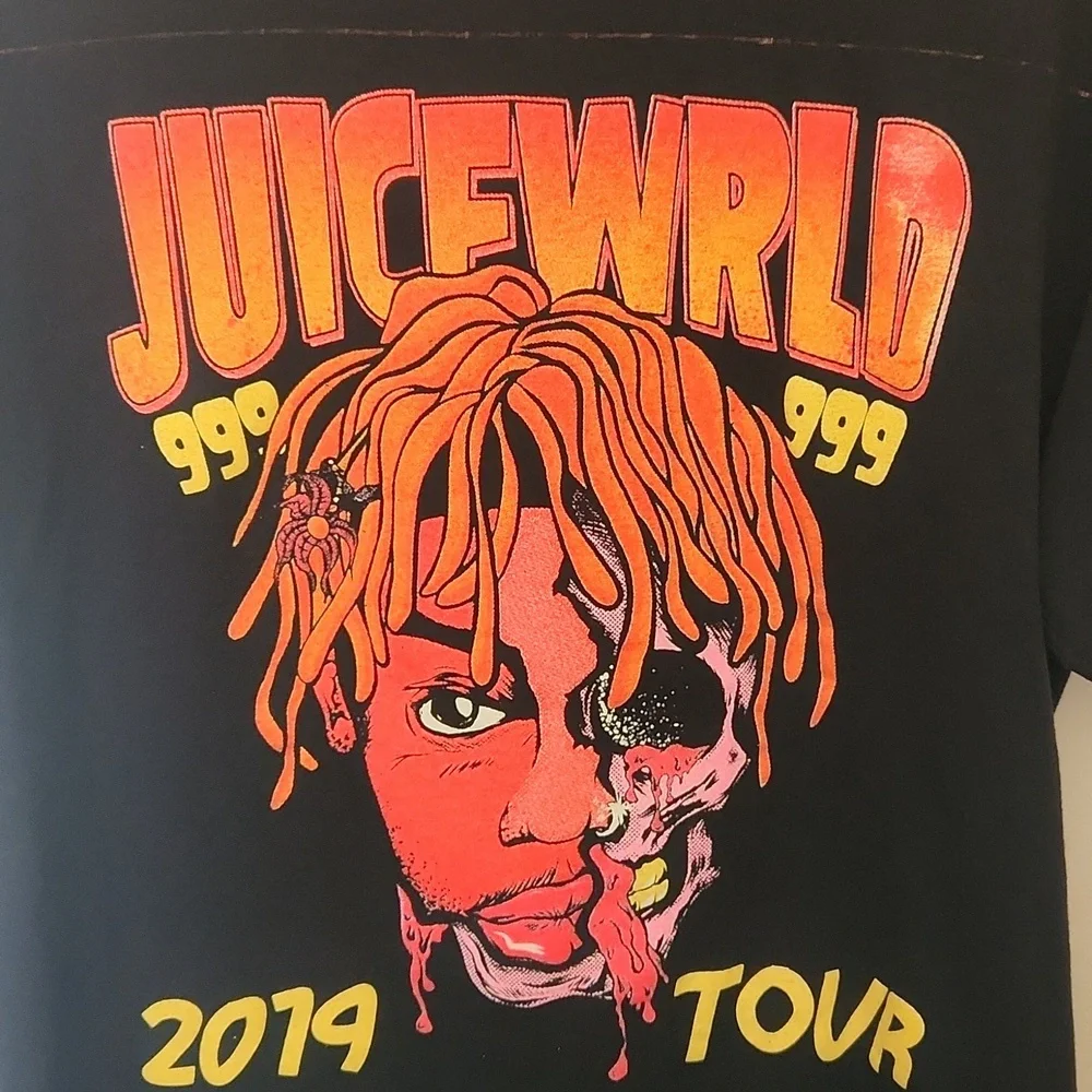 Juice Wrld Rare “Death Race For Love” 2019 Concert Merch Tour Shirt Men's M - Picture 2 of 7